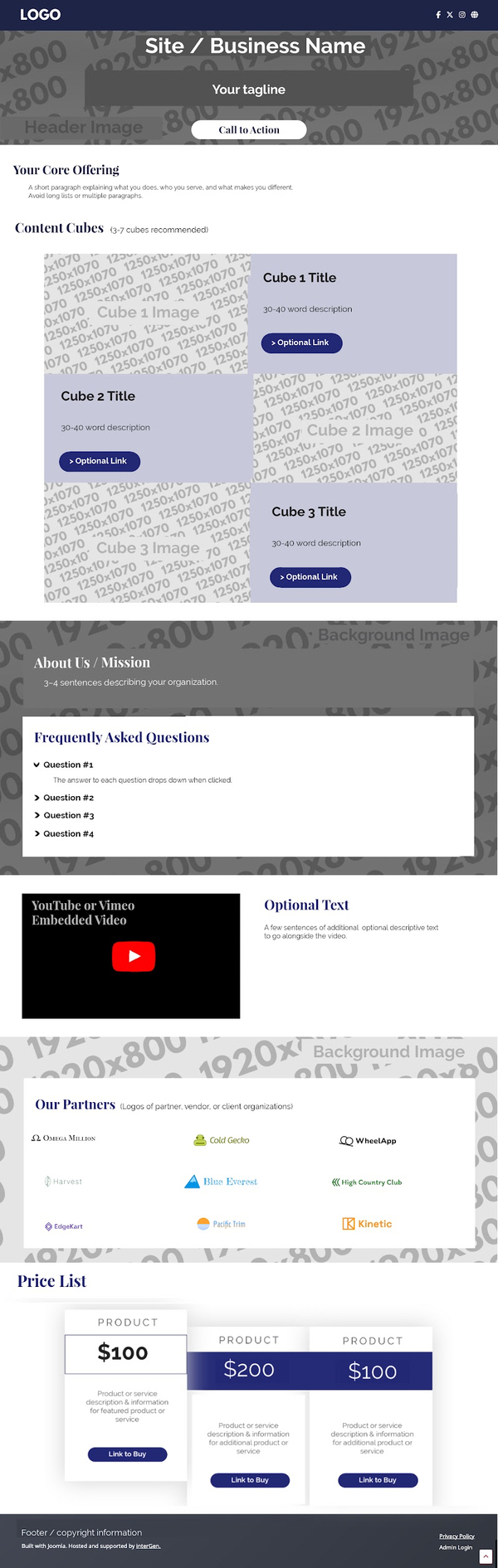 Page One Mockup Small